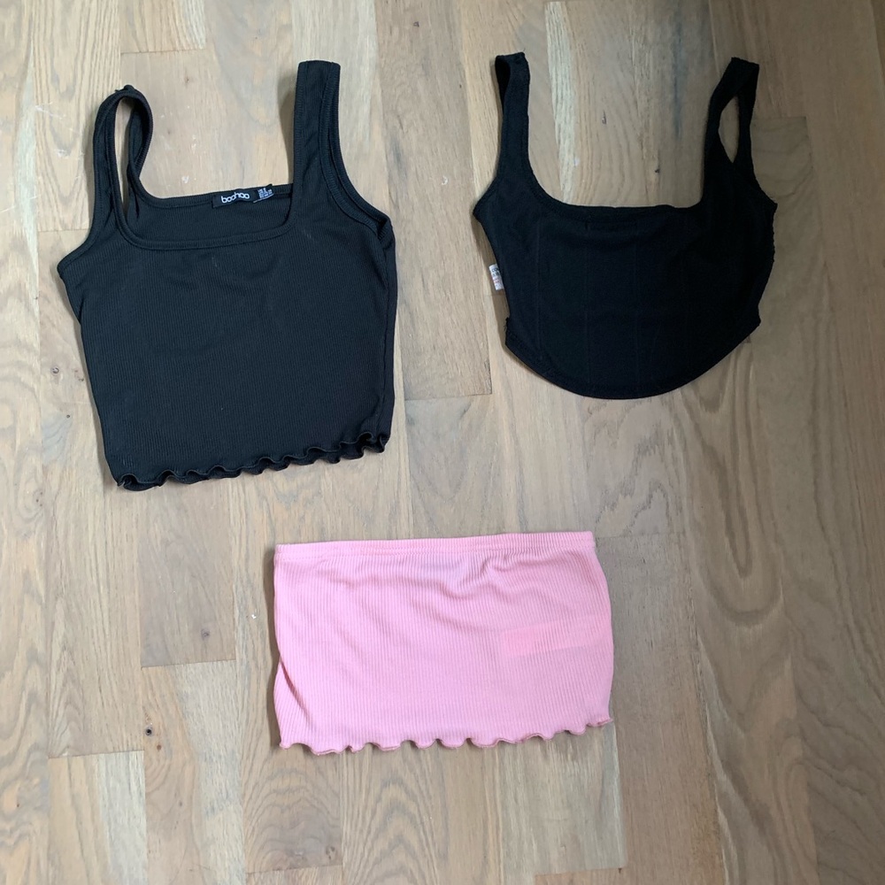 BOOHOO crop top bundle!